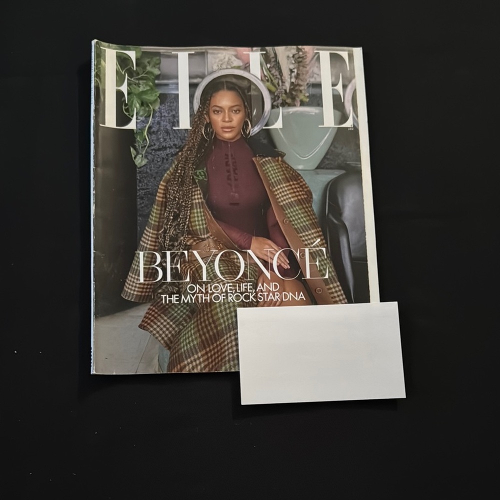 Elle Magazine with Stylish Cover